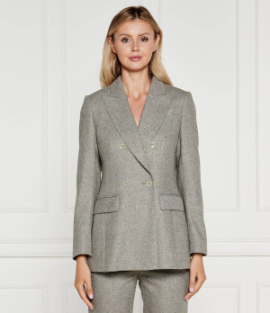 Marc Cain Marynarka | Slim Fit | z dodatkiem wełny