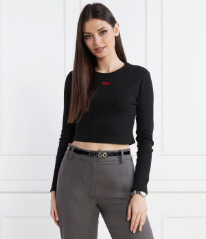 HUGO Bluzka Dafilomena_1 | Cropped Fit
