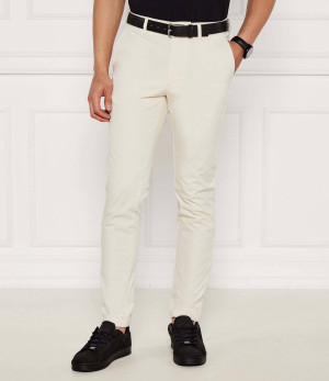 BOSS BLACK Spodnie chino P-Kaiton1-Zip | Slim Fit
