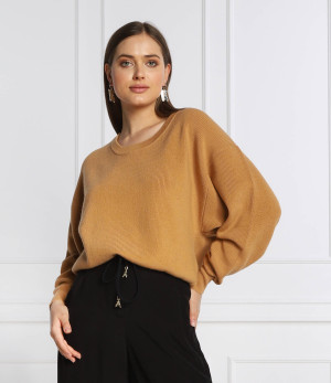 Patrizia Pepe Wełniany sweter | Regular Fit