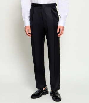 BOSS BLACK Wełniane spodnie H-Perino-B1-263 | Slim Fit