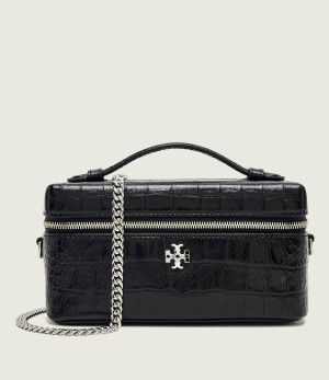 TORY BURCH Skórzany kuferek Charlie