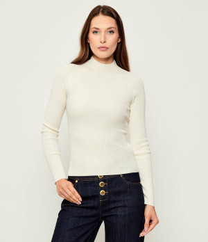 GUESS Półgolf JULIA | Slim Fit | z dodatkiem wełny i kaszmiru