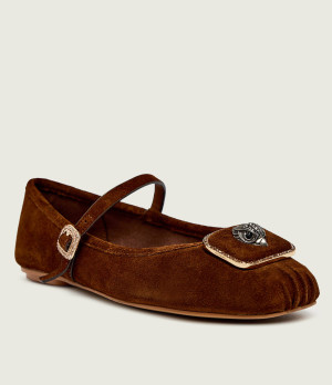 Kurt Geiger Baleriny Pimlico Mary Jane | zamsz