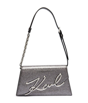 Karl Lagerfeld Skórzana torebka na ramię K/Signature 2.0