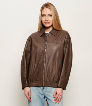 Marella SPORT Skórzana kurtka MLMVERTICE | Regular Fit