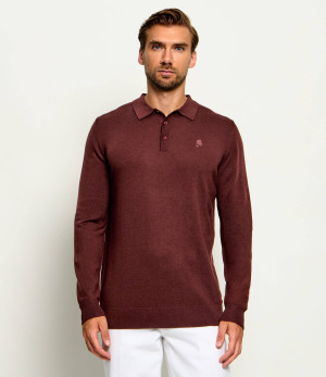 Karl Lagerfeld Wełniane polo | Regular Fit