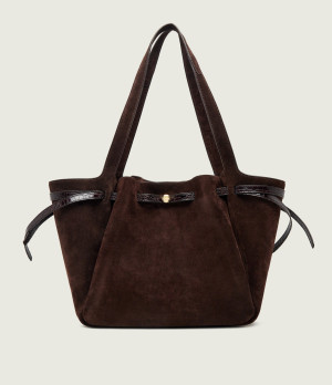 TORY BURCH Shopperka Romy | zamsz