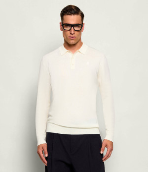 Karl Lagerfeld Wełniane polo | Regular Fit