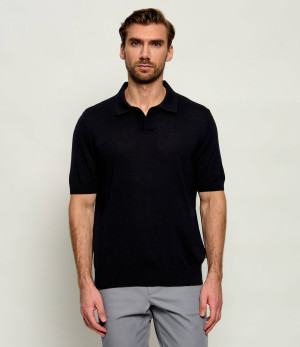 BOSS BLACK Wełniane polo H-Lantoni | Regular Fit