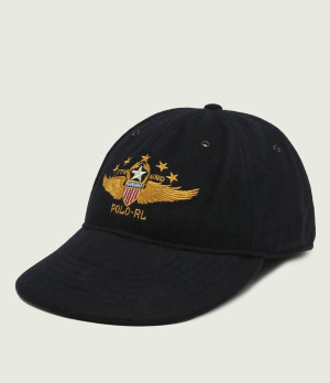 POLO RALPH LAUREN Wełniana bejsbolówka
