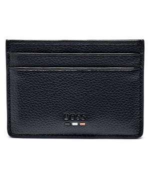 BOSS BLACK Skórzane etui na karty Ray_S Card N.