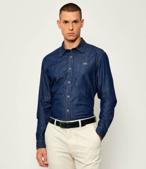 Lacoste Jeansowa koszula | Regular Fit