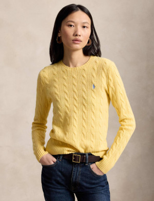 POLO RALPH LAUREN Wełniany sweter Julianna | Regular Fit | z dodatkiem kaszmiru