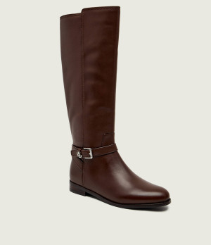 LAUREN RALPH LAUREN Skórzane oficerki BROOKE