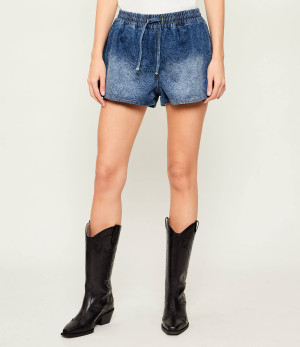 One Teaspoon Jeansowe szorty BOXER | Relaxed fit