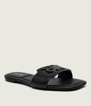 Calvin Klein Skórzane klapki