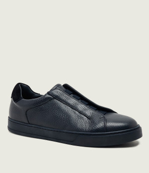 Doucal's Ocieplane Skórzane slip on Venere | z dodatkiem wełny