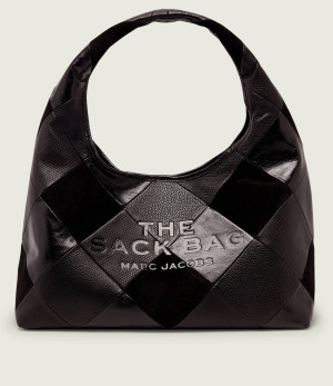 Marc Jacobs Skórzane hobo The Suede Patchwork Sack Bag