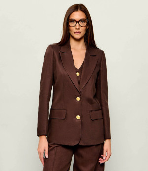 Marciano Guess Marynarka Jane | Regular Fit | z dodatkiem lnu
