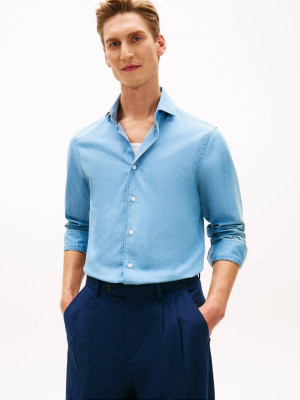 Tommy Hilfiger Jeansowa koszula | Slim Fit