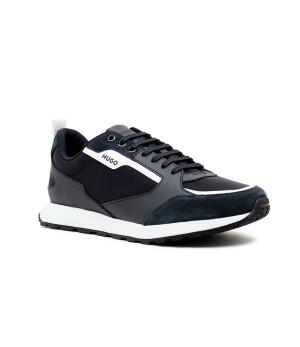 HUGO Sneakersy Icelin_Runn_nypu A_N | z dodatkiem skóry