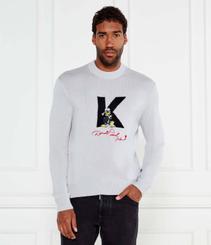 Karl Lagerfeld Sweter | Karl Lagerfeld X Disney | Regular Fit | z dodatkiem wełny