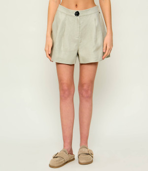 Armani Exchange Lniane szorty | Relaxed fit