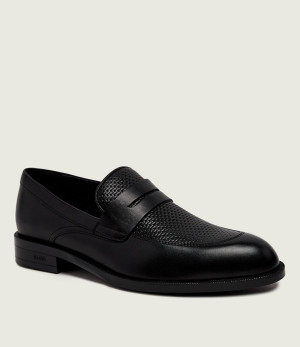 BOSS BLACK Skórzane loafersy Tayil_Loaf_buwvpe
