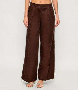 Marciano Guess Spodnie Jane | Relaxed fit | z dodatkiem lnu