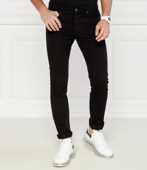 Karl Lagerfeld Spodnie 5-POCKET | Regular Fit