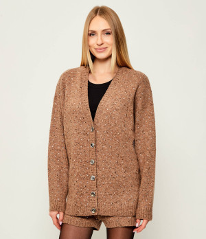 Pinko Wełniany kardigan MARCHE | Relaxed fit