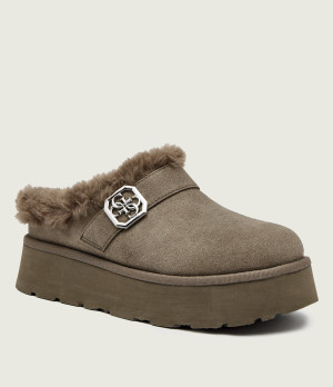 Guess Ocieplane Mule DOLMANA2 | shearling