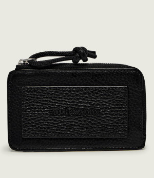 Emporio Armani Skórzane etui na karty