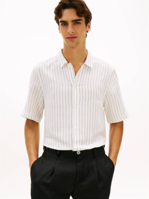 Tommy Hilfiger Lniana koszula | Loose fit