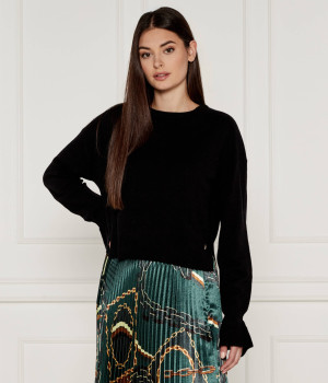 Liu Jo Wełniany sweter | Cropped Fit | z dodatkiem kaszmiru