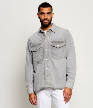 AllSaints Jeansowa koszula Albin | Relaxed fit