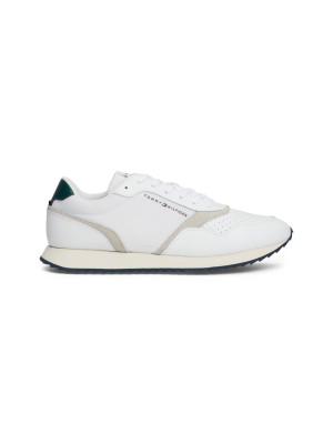 Tommy Hilfiger Skórzane sneakersy Runner Evo Seasonal