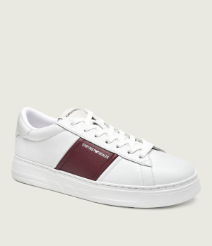 Emporio Armani Skórzane sneakersy