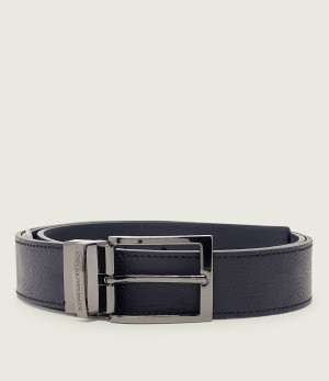 Emporio Armani Skórzany dwustronny pasek