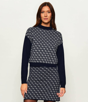 GUESS Półgolf AUBREY | Loose fit | z dodatkiem wełny