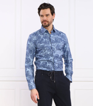 BOSS BLACK Koszula C-HAL-kent-C1-223 | Casual fit | z dodatkiem lnu