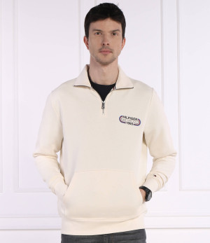 Tommy Hilfiger Bluza HILFIGER TRACK GRAPHIC HALF ZIP | Regular Fit