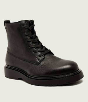 Calvin Klein Skórzane buty wysokie