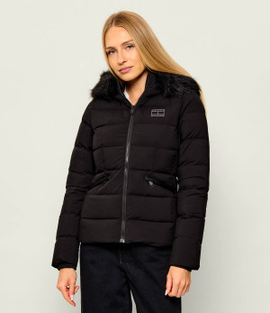 Tommy Jeans Puchowa kurtka | Slim Fit | shearling