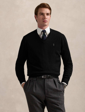 POLO RALPH LAUREN Wełniany sweter | Regular Fit