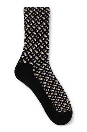 BOSS BLACK Skarpety QS Rib Monogram CC
