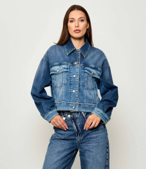 Marc Cain Kurtka jeansowa | Loose fit