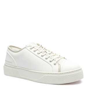 Armani Exchange Skórzane sneakersy ENGLISH