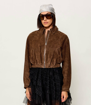 HUGO Kurtka Liph | Cropped Fit | zamsz